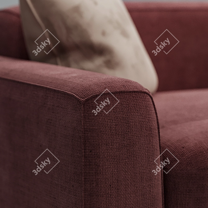 Mod Giorno Sofa, Contemp Loft 3D model image 13