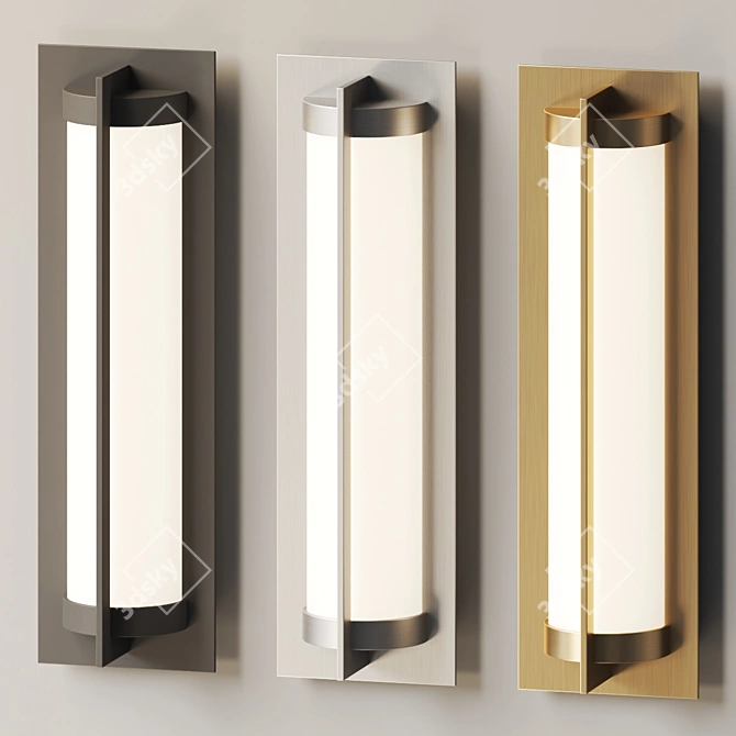 DweLED Oberon LED Wall Sconce 3D model image 3