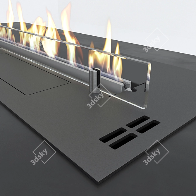 Planika FLA3 Bio Fireplace Model 3D model image 3