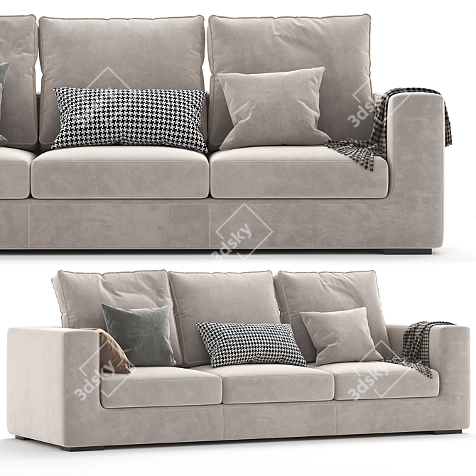 Modern Jesse Alfred Sofa Set 3D model image 2