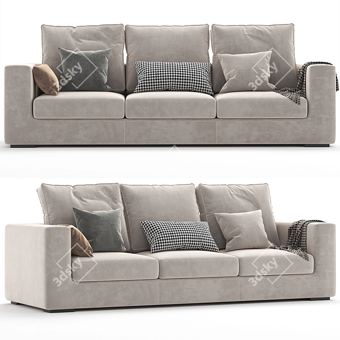 Modern Jesse Alfred Sofa Set 3D model image 3