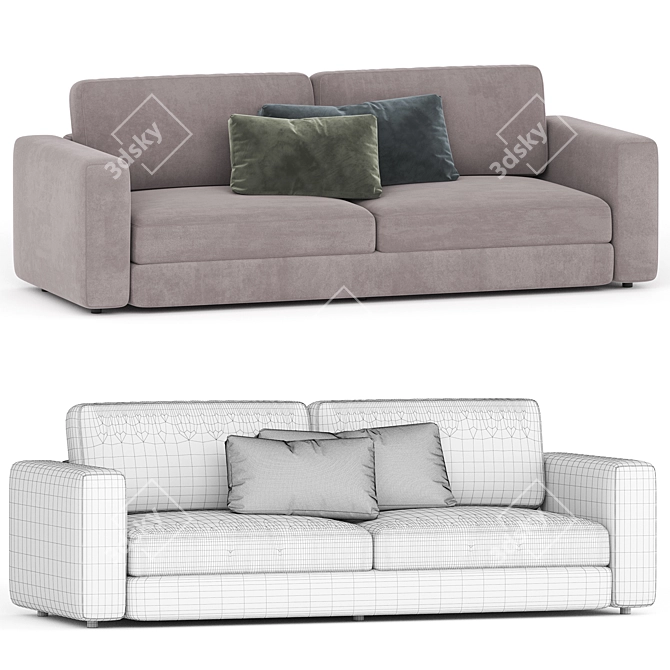 Modern Lema YAKI Sofa Crown 3D model image 3