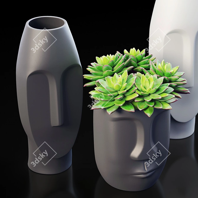 Elegant Decor Vase Model 3D model image 3