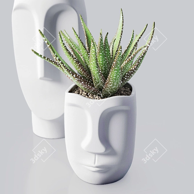 Elegant Decor Vase Model 3D model image 7