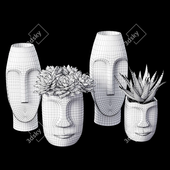 Elegant Decor Vase Model 3D model image 9