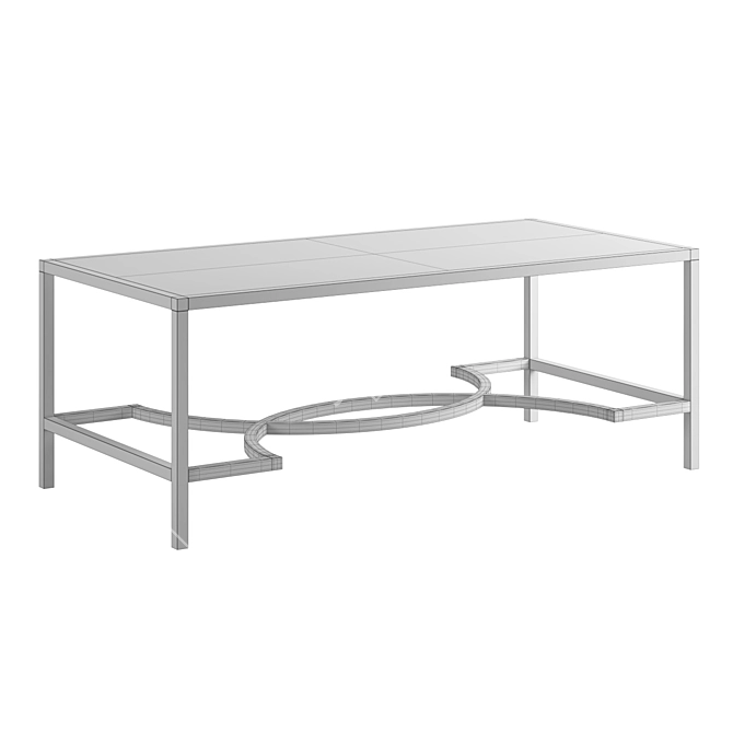 Safavieh Inga Coffee Table 3D model image 4