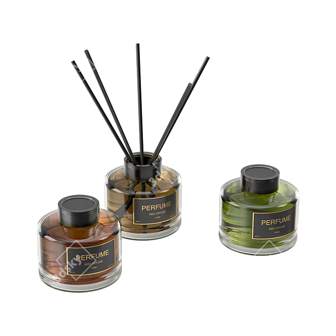 Aroma Reed Diffuser: All Occasions 3D model image 4