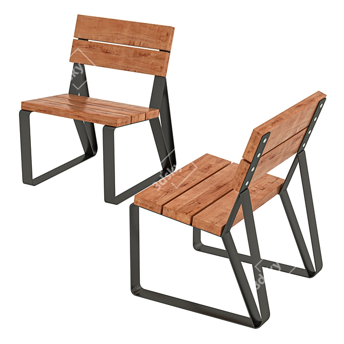 Park 580 Outdoor Park Chair 3D model image 2