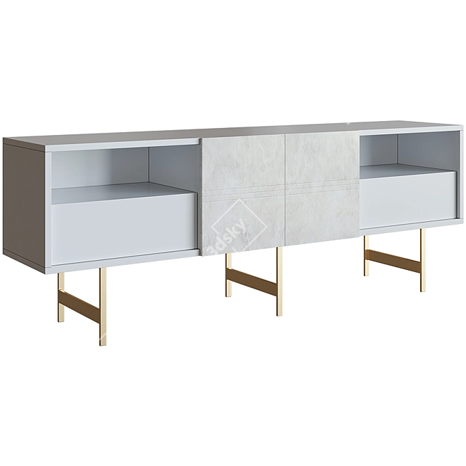 Etta Avenue TV Stand 180cm 3D model image 1