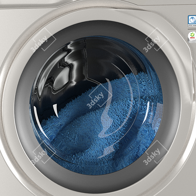 Electrolux EW7WR447W Washer-Dryer Combo 3D model image 3