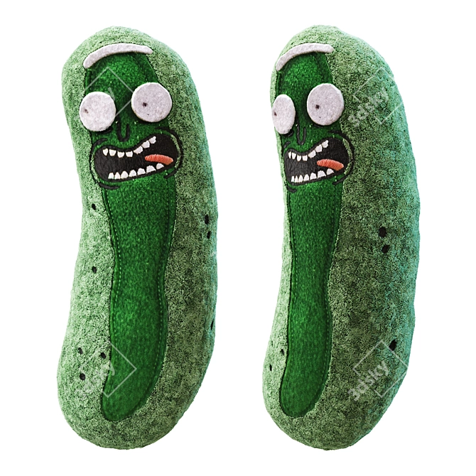 Photo Toy Pickle Rick 3D model image 1