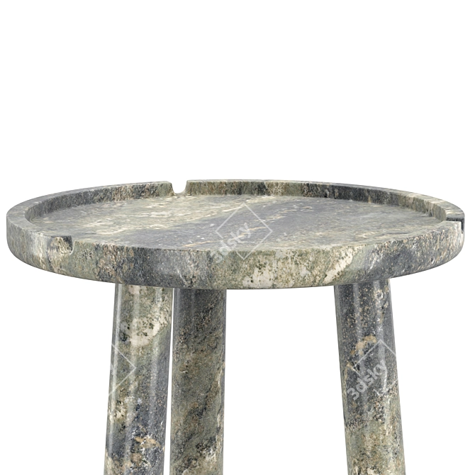  Marble Round Coffee Table 3D model image 4