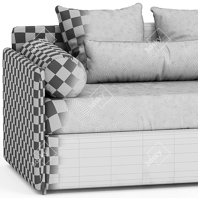 Modular Sofa Line Bolzan Letti 3D model image 3