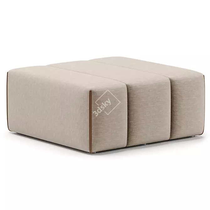 Contemporary GRANT Poufs Set, Domkapa 3D model image 3