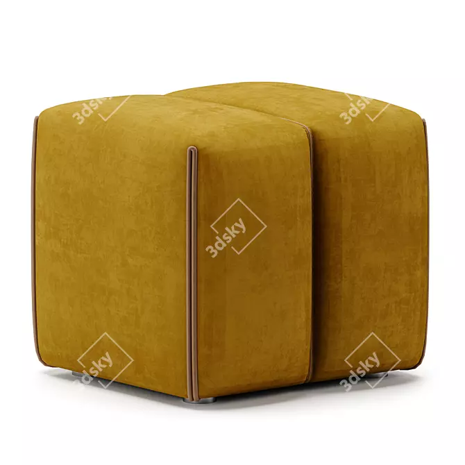 Contemporary GRANT Poufs Set, Domkapa 3D model image 5