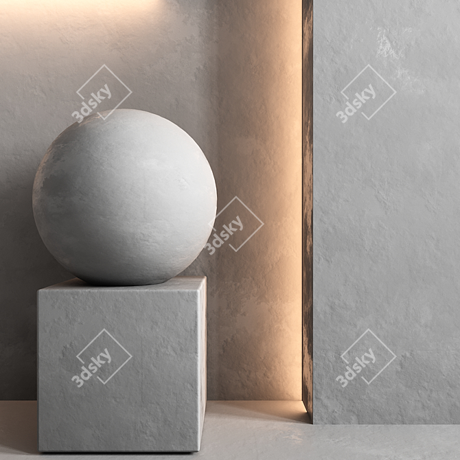 Luxury Wall Covering Textures Pack 3D model image 1