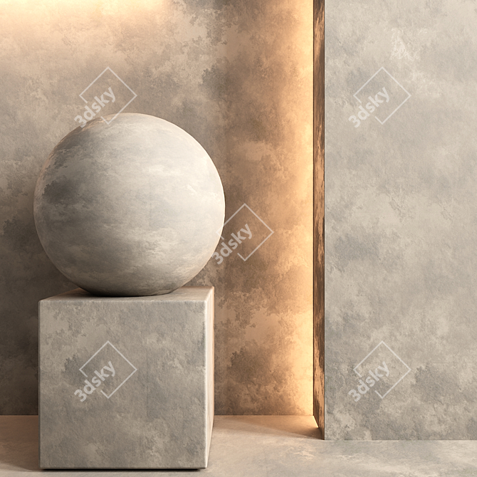 Luxury Wall Covering Textures Pack 3D model image 3