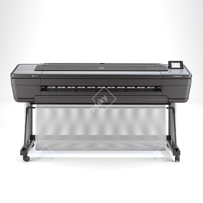 HP Designjet Z9+ Color Printer 3D model image 2