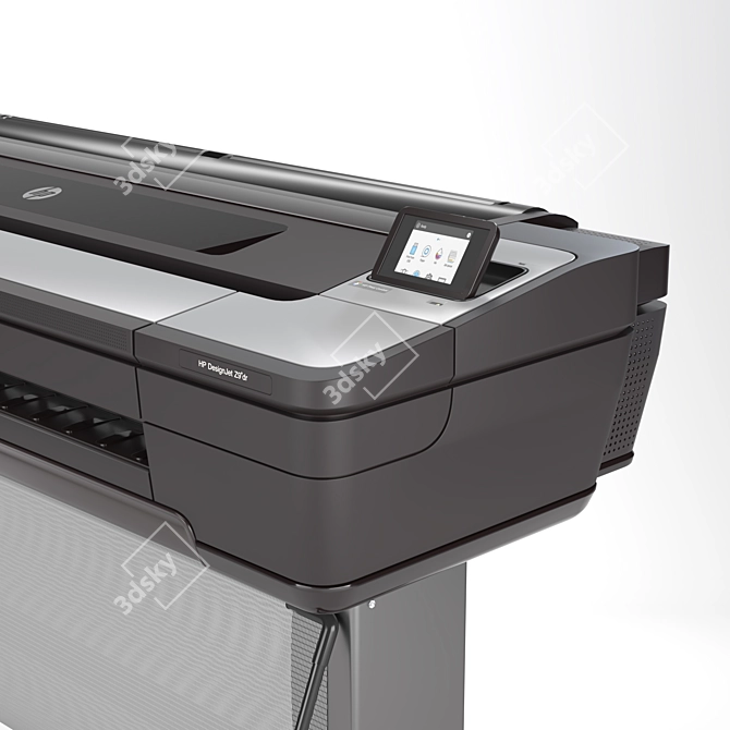 HP Designjet Z9+ Color Printer 3D model image 4