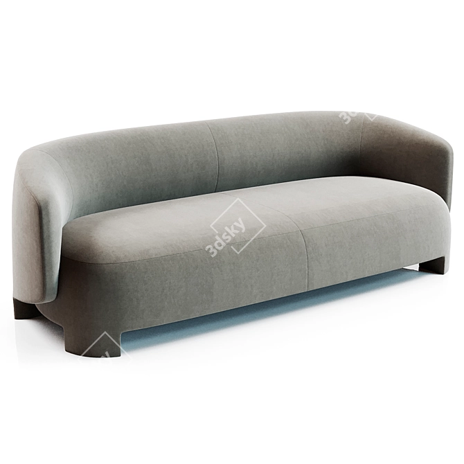 Elegant TARU Sofa by Ligne Roset 3D model image 3