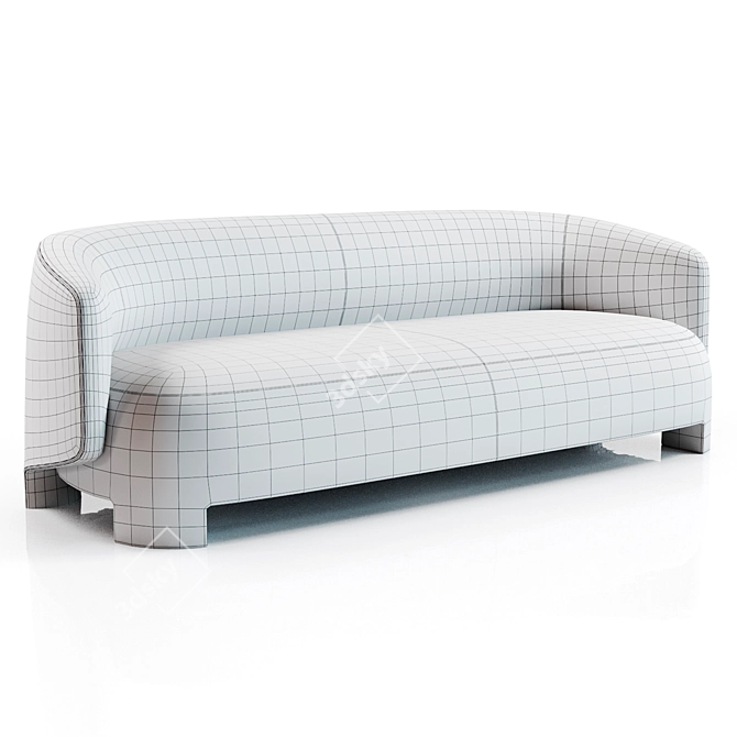 Elegant TARU Sofa by Ligne Roset 3D model image 4