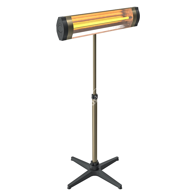 Portable Dual-Use Infrared Heater 3D model image 2