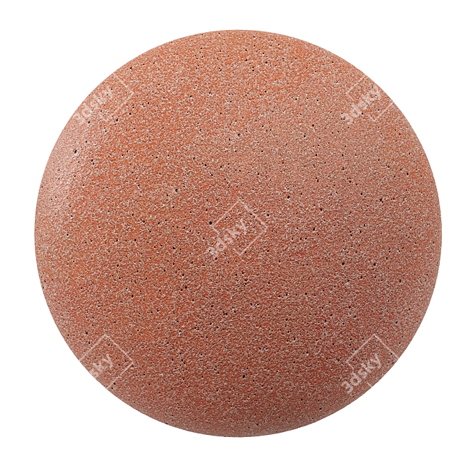 PBR Concrete Seamless Material Texture 3D model image 1