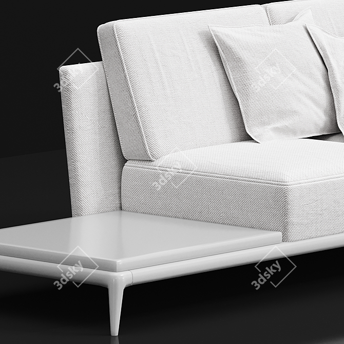 Elegant Park Sofa by Poliform 3D model image 2