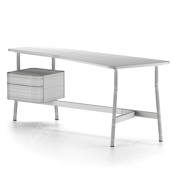  Cassina SLED Desk | Sleek Design 3D model image 2