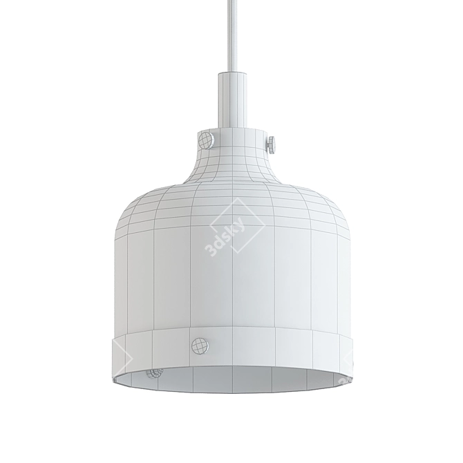 Sleek Crozet Pendant Light 3D model image 2