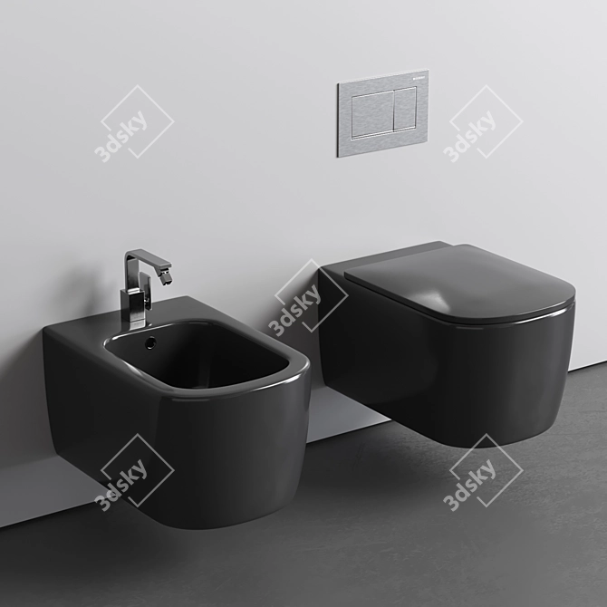 Nic Semplice Wall Hung WC 3D model image 2