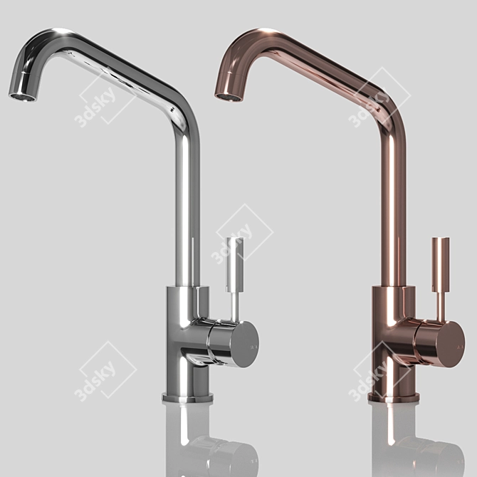 Swivel Spout Neve Kitchen Faucet 3D model image 2