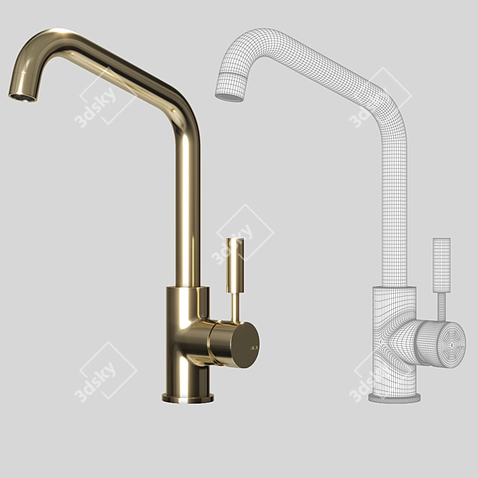 Swivel Spout Neve Kitchen Faucet 3D model image 11