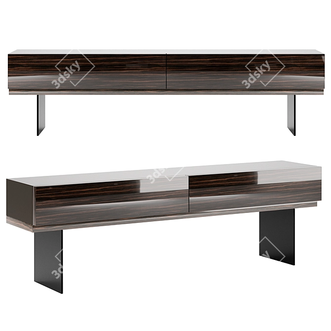 Modern Lang Sideboard by Minotti 3D model image 1