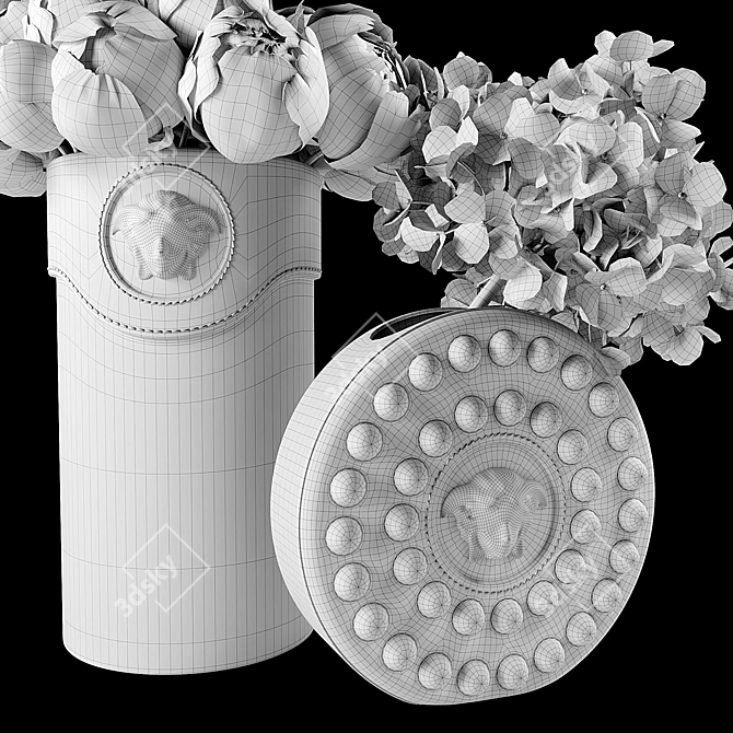 Versace Medusa Vase Collection 3D model image 6