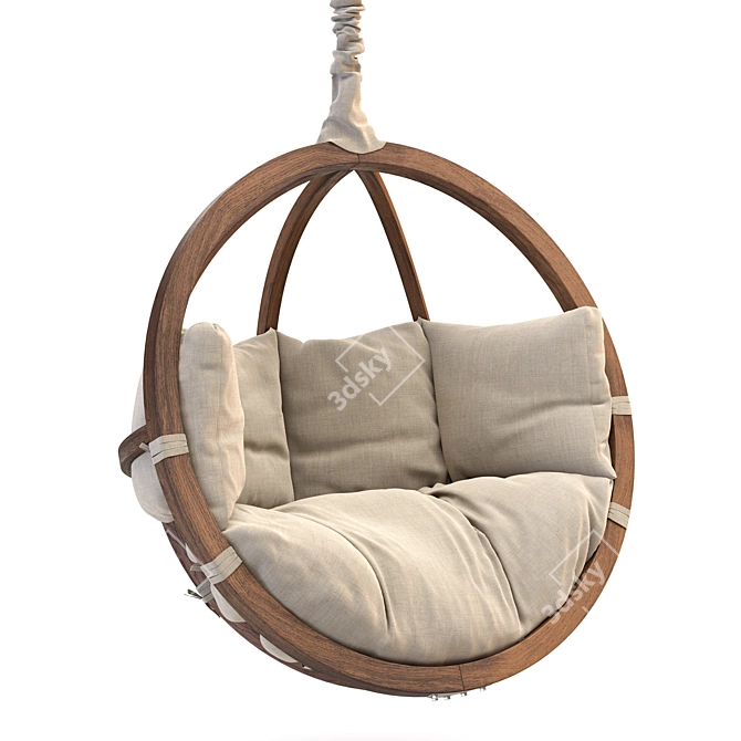 Hanging Chair DeepLounge - Versatile Comfort 3D model image 8