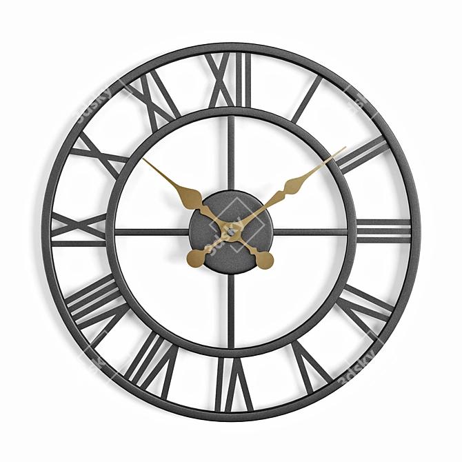 KARE Roma Wall Clock 41cm 3D model image 4