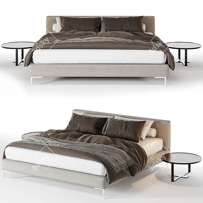 Rivers Bed: Elegant Vray Render 3D model image 2