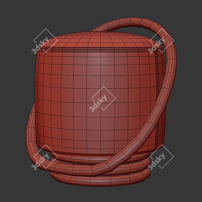 Porada Smile Pouf 2020 3D model image 4