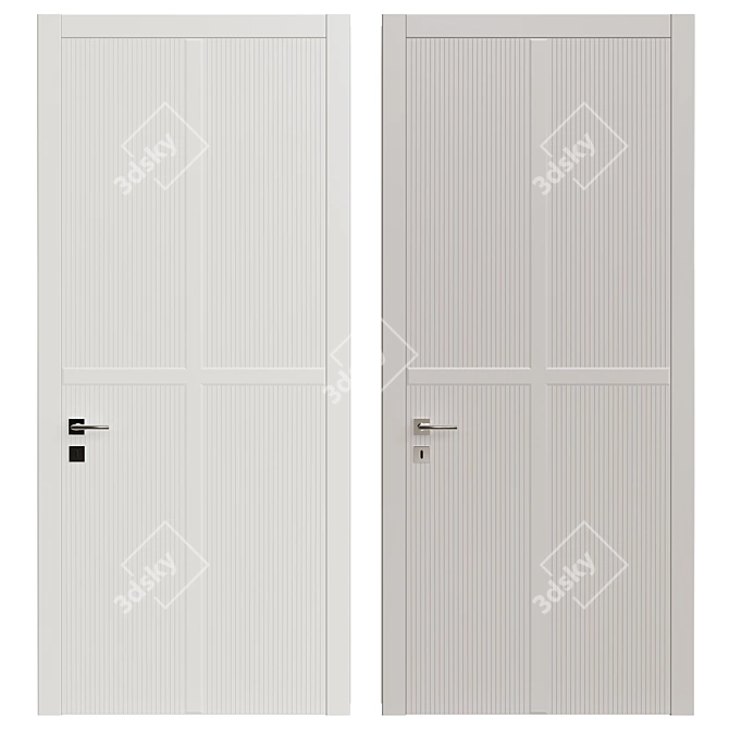 Modern 3D Model Door 174 3D model image 1