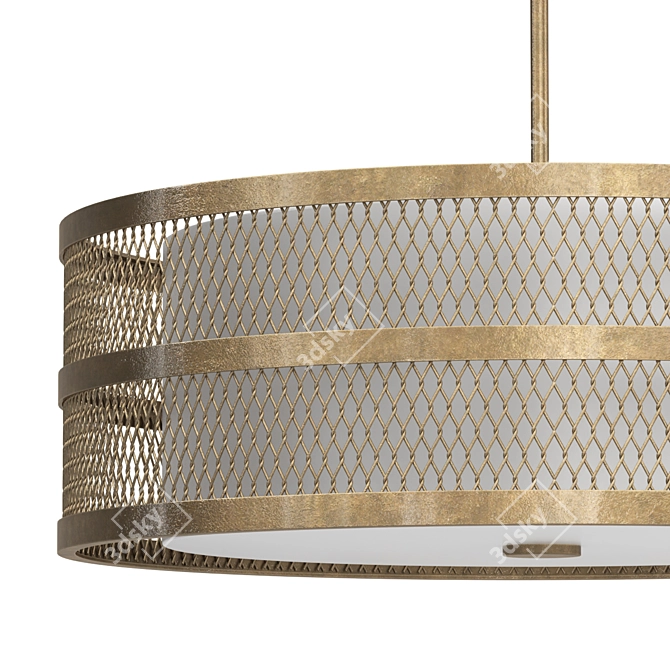 Safavieh Veil Pendant Chandelier 3D model image 2