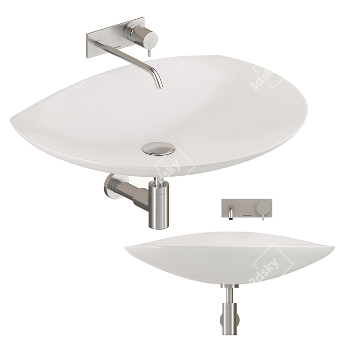 AntonioLupi Venere Washbasin Set 3D model image 1