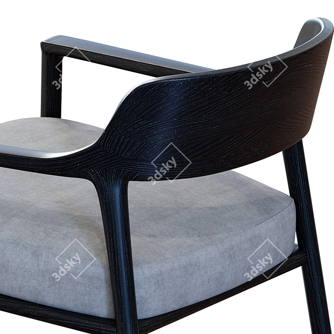 Molteni & C WALTER Armchair 3D model image 4