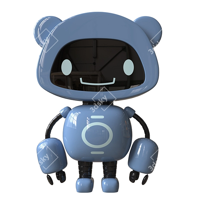 Mechanical Teddy Bear 3D model image 2