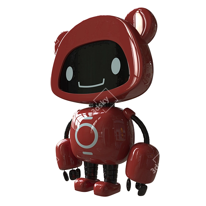 Mechanical Teddy Bear 3D model image 3