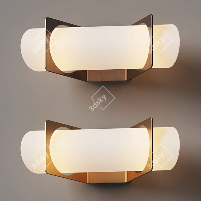 Modern Elegance in Garcelle Sconce 3D model image 2