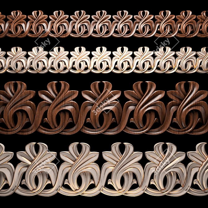  CNC Wood Carving Design Files 3D model image 1