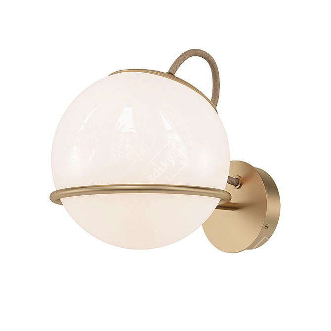 Elegant Astep Wall Light 3D model image 1