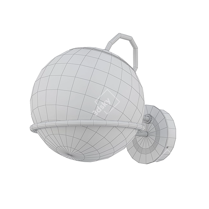 Elegant Astep Wall Light 3D model image 2