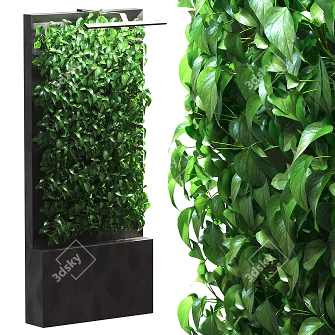 Office Cafe Plant Stand 3D model image 1